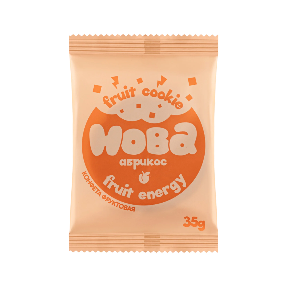 Конфеты фруктовые "Хоба" Фрут Куки абрикос 35г №1