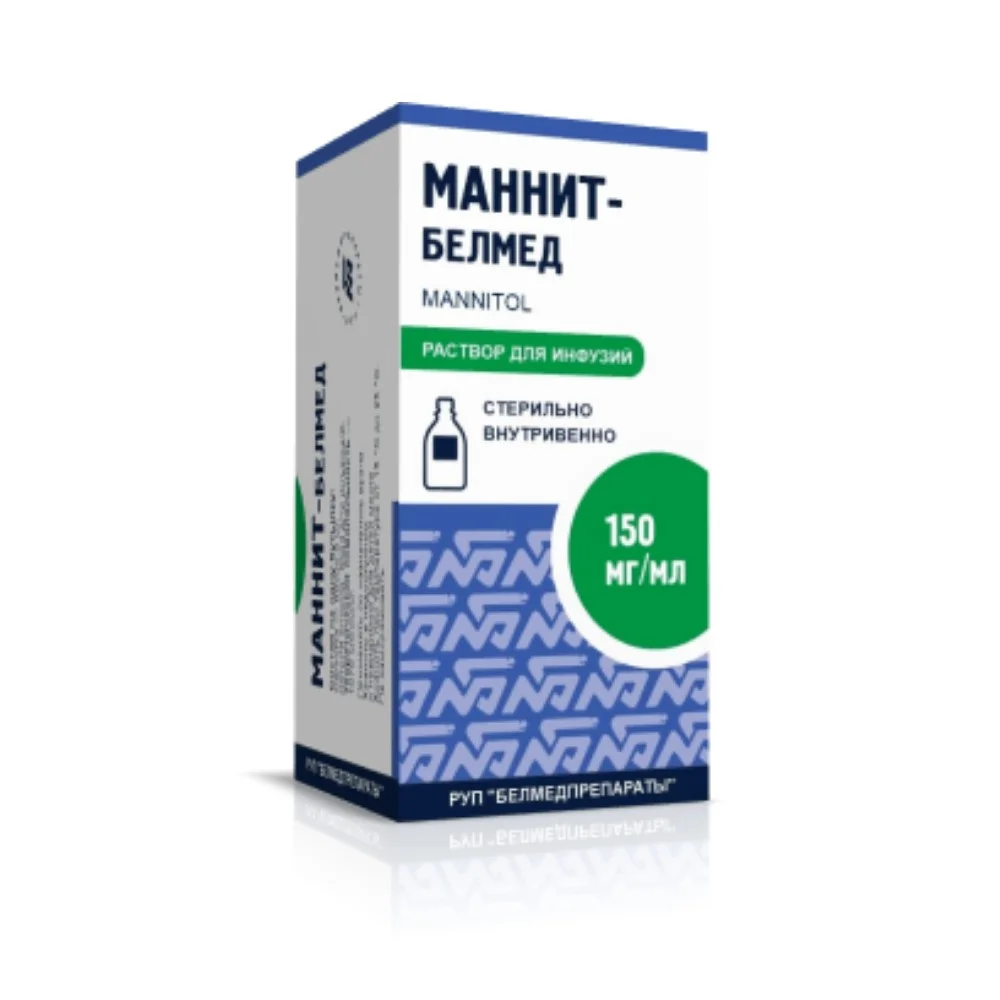 Маннит-Белмед р-р для инфузий 150мг/мл 400мл бутылка №1