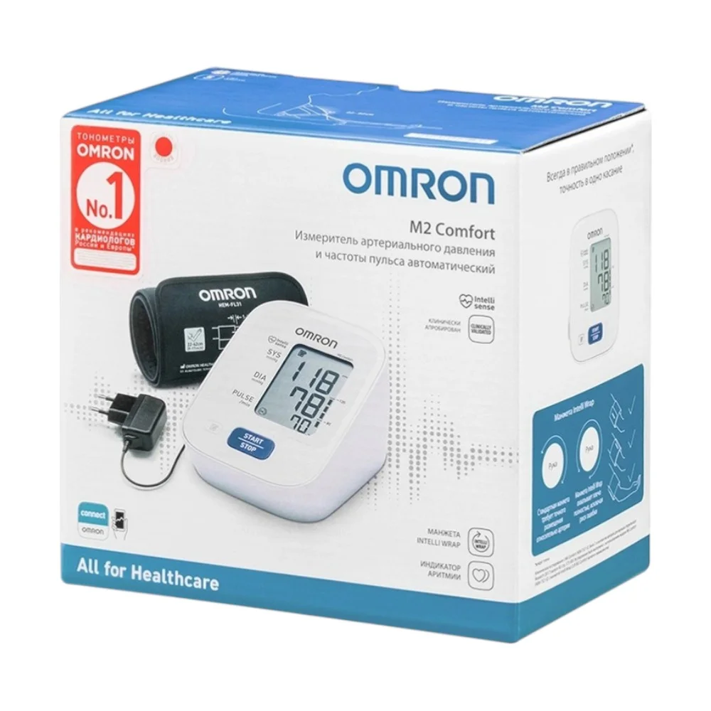 Измеритель артериальн. давления цифровой OMRON автомат. M2 Comfort (HEM 7123-ALRU) №1