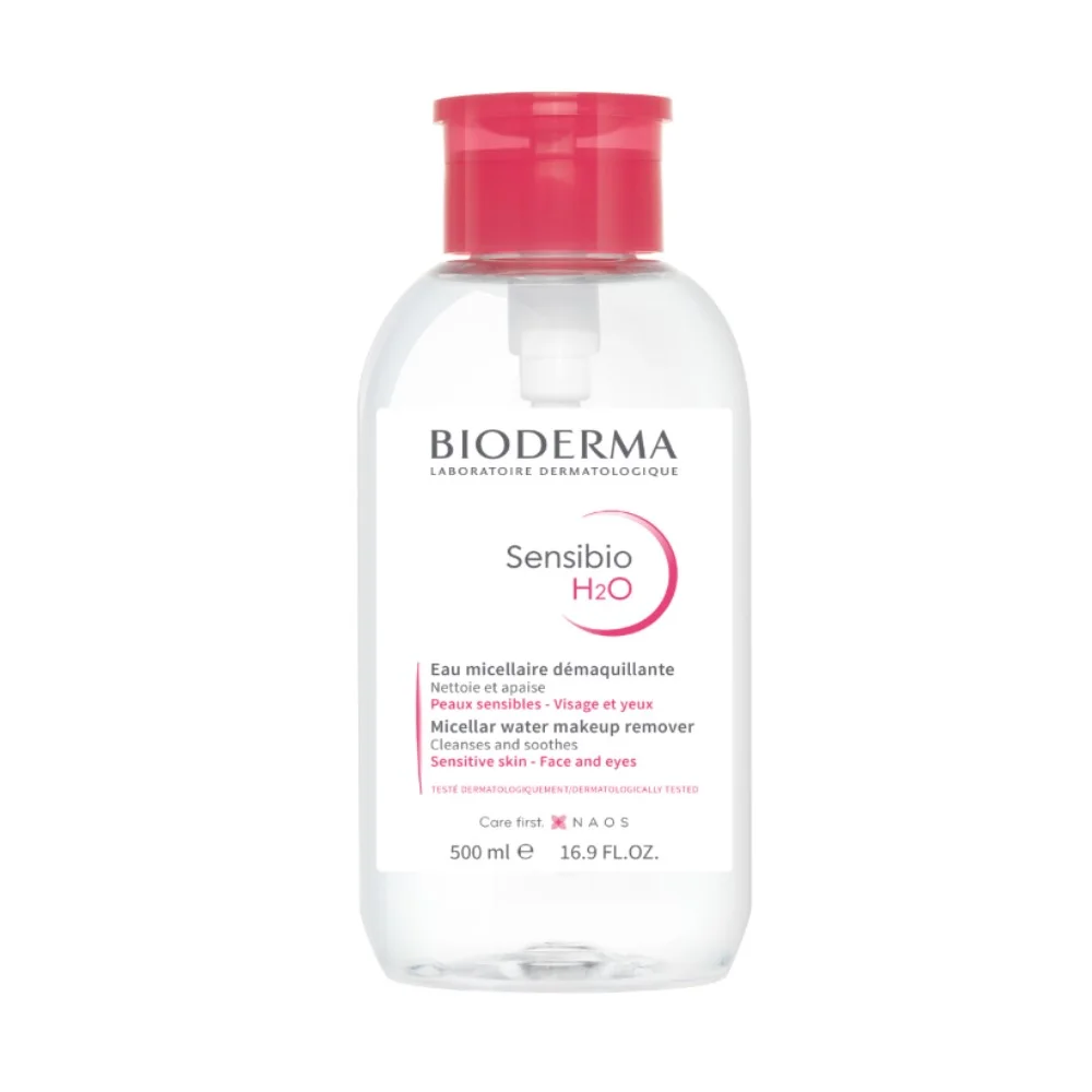 Вода мицеллярная BIODERMA Сенсибио H2O/Sensibio H2O 500мл флакон с помпой №1