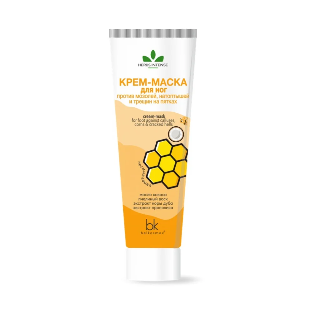 Крем-маска для ног Herbs Intense против мозолей, натоптышей и трещин на пятках 70г №1