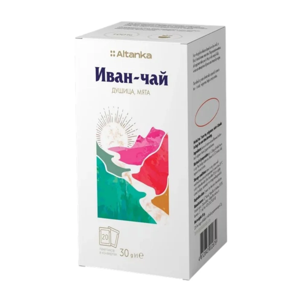 Напиток чайный "Иван-чай, душица, мята" Altanka 1,5г фильтр-пакет №20