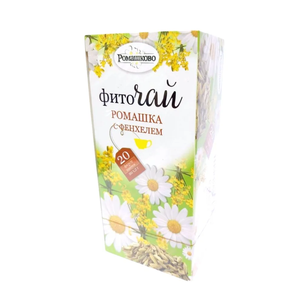 Ромашка с фенхелем напиток чайный Ромашково 1,2г фильтр-пакет №20