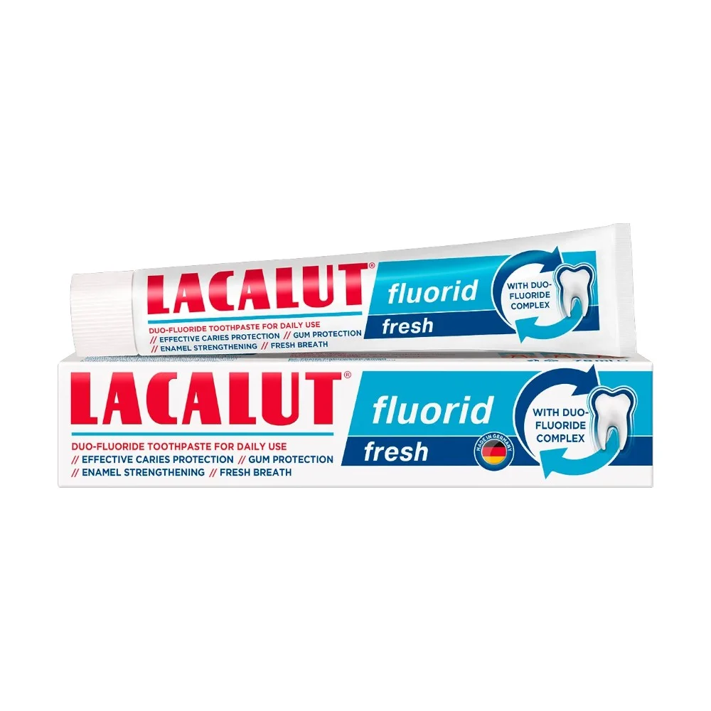 Зубная паста LACALUT fluorid fresh 75мл №1
