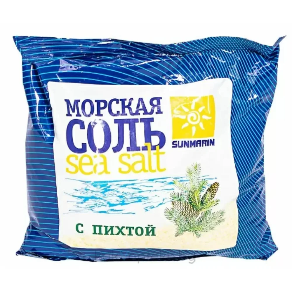 Соль для ванн "Морская" с эфирным маслом пихты 1кг №1