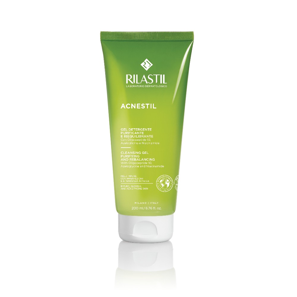 Гель Rilastil Acnestil очищающий восстанавливающий баланс 200мл №1