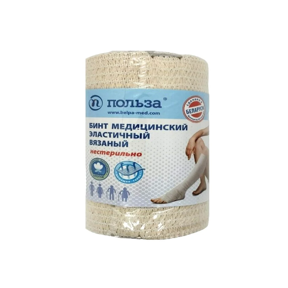 Бинт медицинский эластичный вязаный 3м 120мм №1