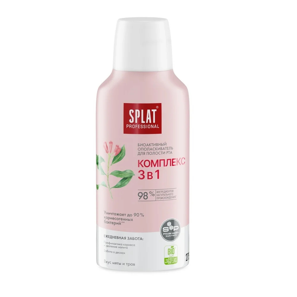 Ополаскиватель для полости рта SPLAT Professional Комплекс 3 в 1 275мл №1
