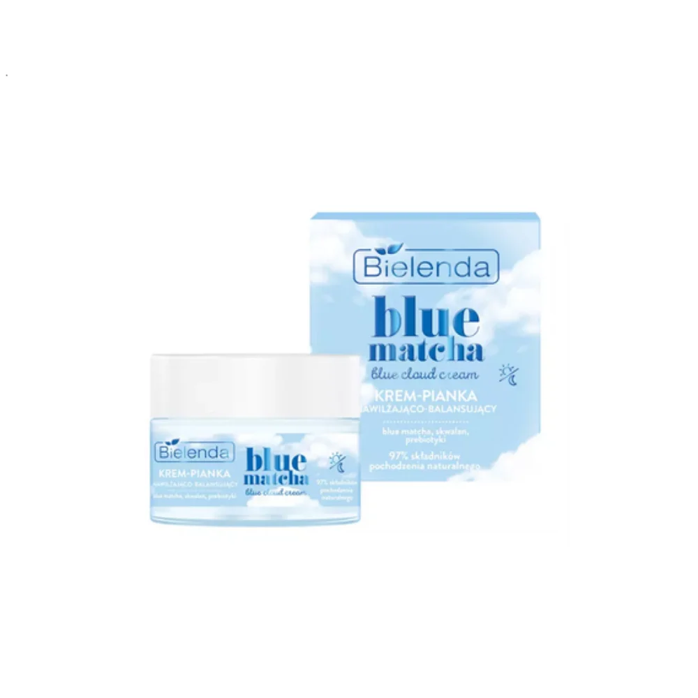 Крем Bielenda Blue Matcha blue cloud cream увлажняющий и балансирующий 50мл №1