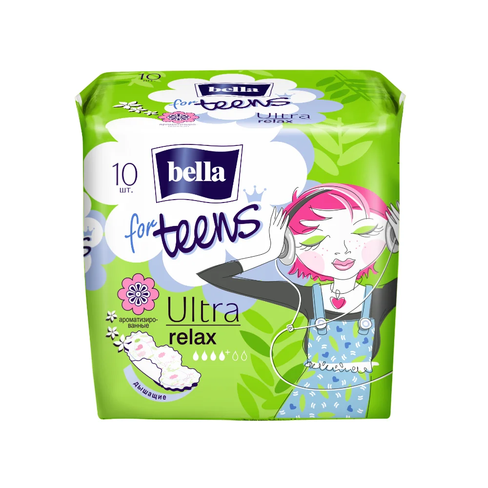 Прокладки гигиенические Bella for Teens Ultra Relax упаковка №10