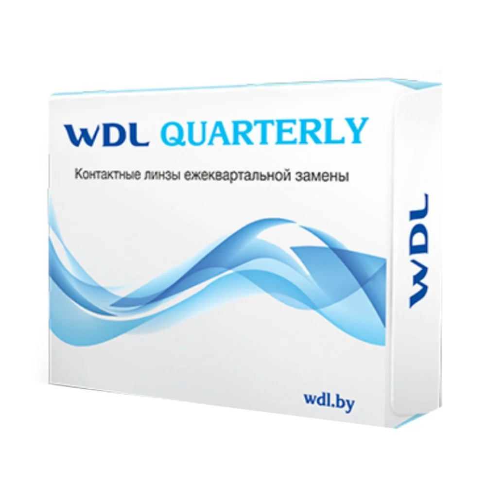 Линза контактная мягкая ежеквартальная WDL Quarterly №1