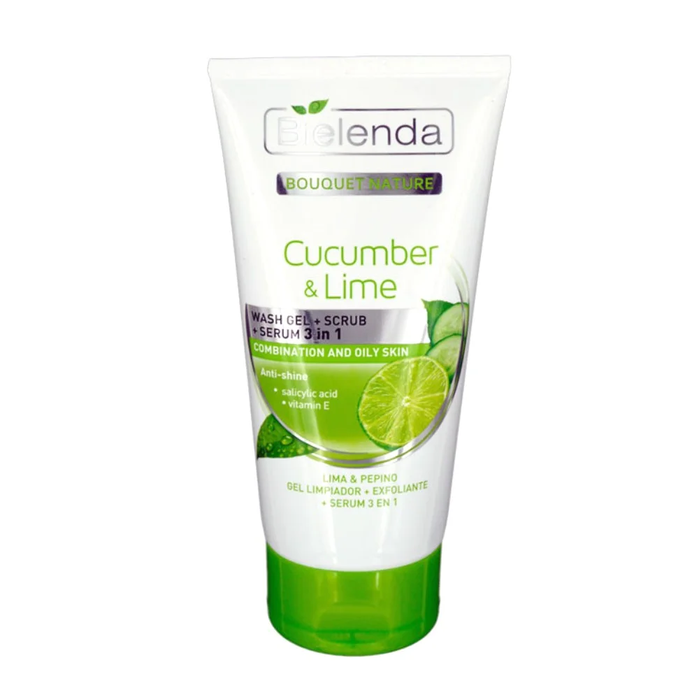 Эмульсия для умывания Bielenda Огурец&Лимонка 3 в 1 150мл №1