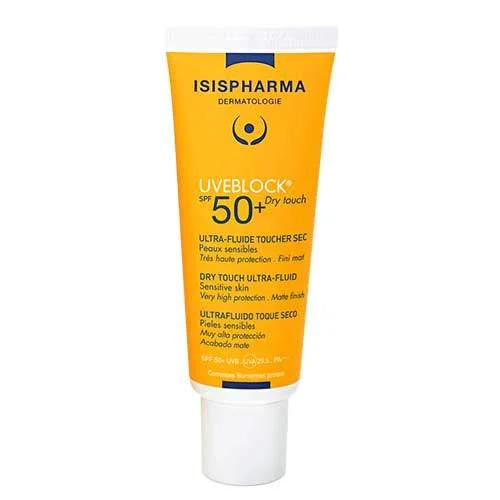 Флюид Isispharma Uveblock Dry Touch Tinted light "Сухое Прикосновение" тонирующий светлый SPF 50+ 40мл №1