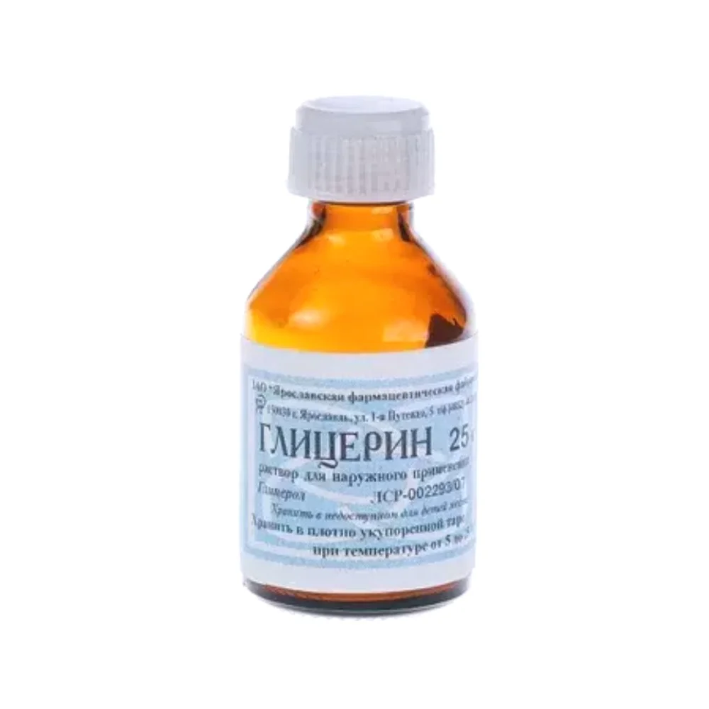 Глицерин р-р для наруж. прим. 25г флакон №1