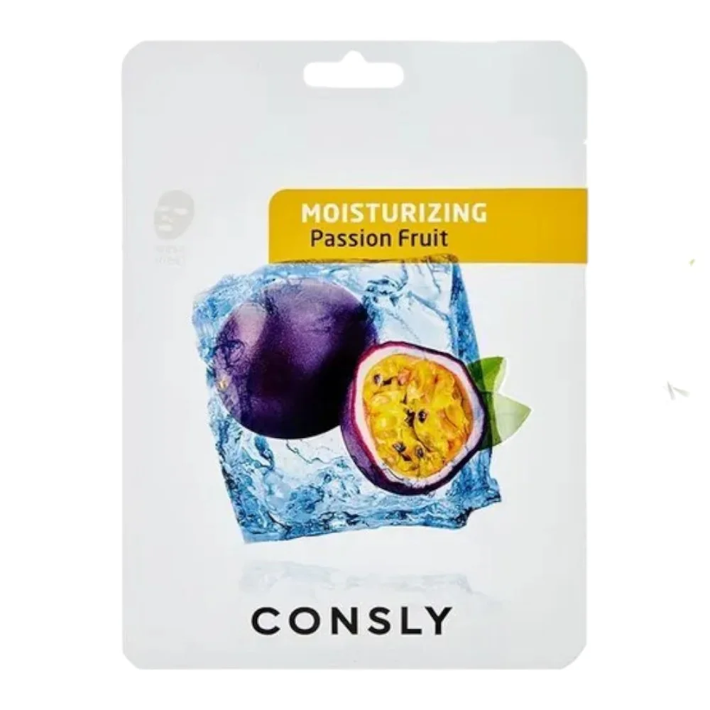 Маска тканевая Consly увлажняющая с экстрактом маракуйи 20мл №1