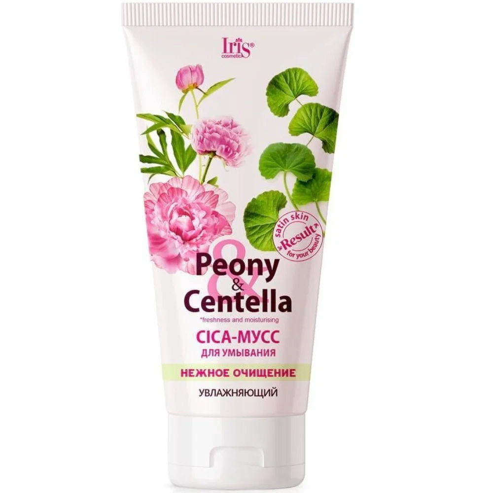CICA-мусс для умывания Peony & Centella нежное очищение 170г туба №1