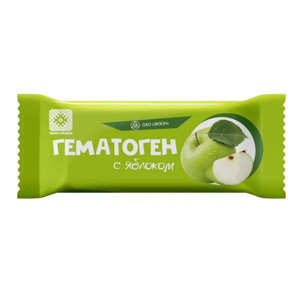 Гематоген с яблоком БАД плитка 40г №1