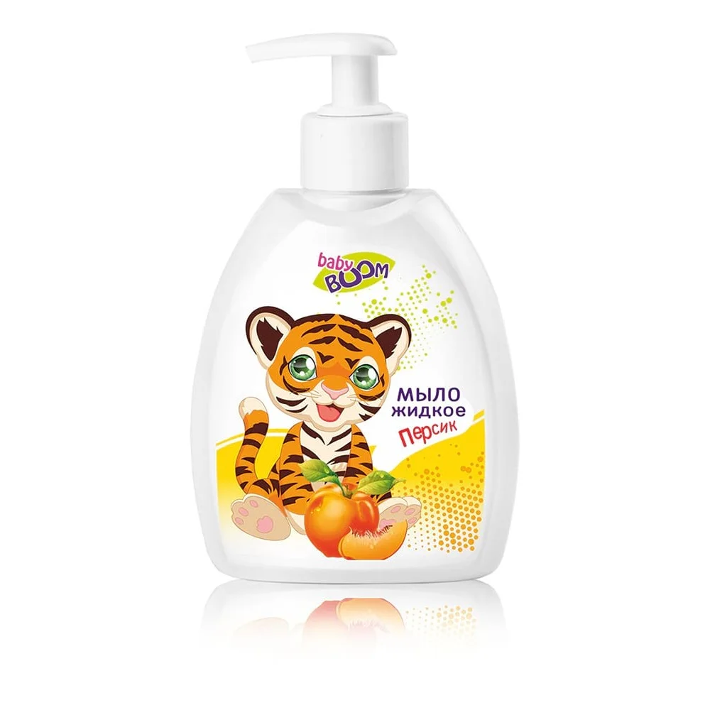Мыло детское жидкое "Baby Boom" персик 300мл флакон №1