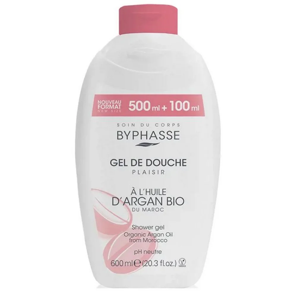 Гель для душа Byphasse Plaisir Аргановое масло 600мл №1