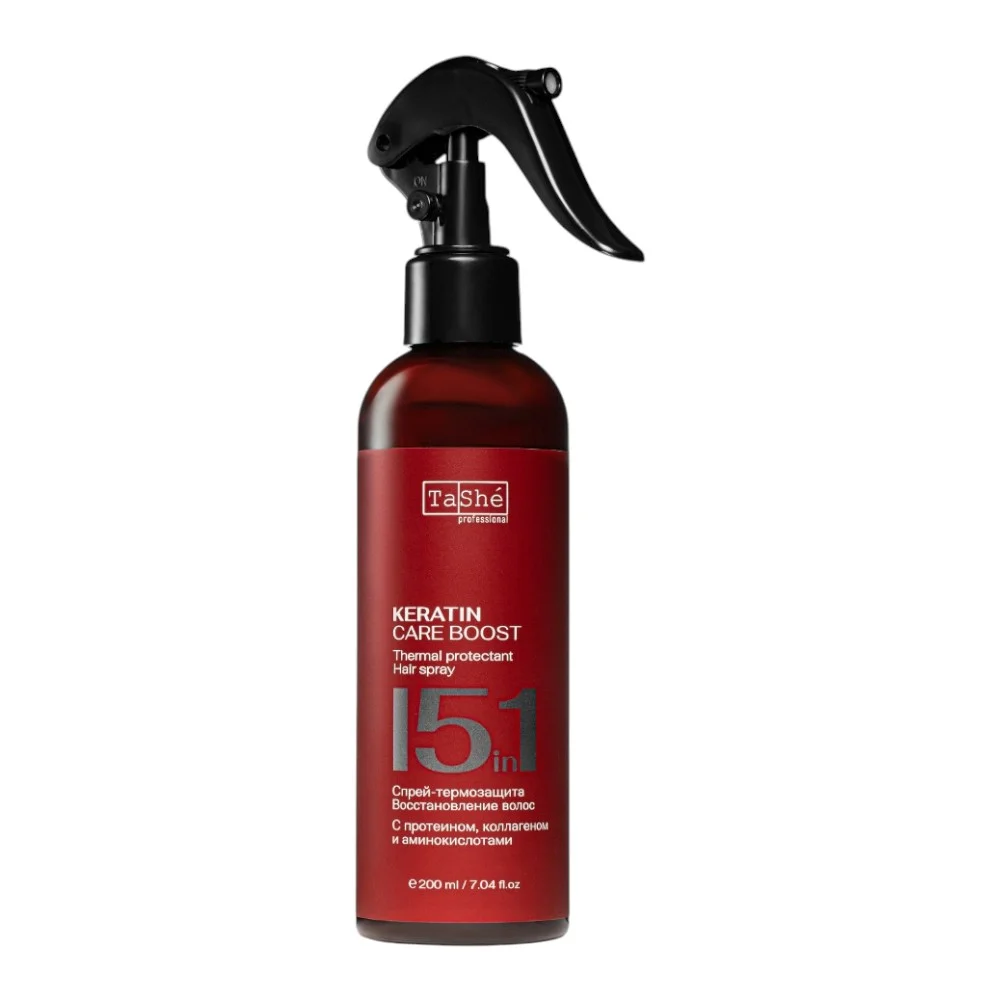 Спрей-термозащита для волос Tashe professional 15 in 1 thermal protectant hair spray 200мл №1