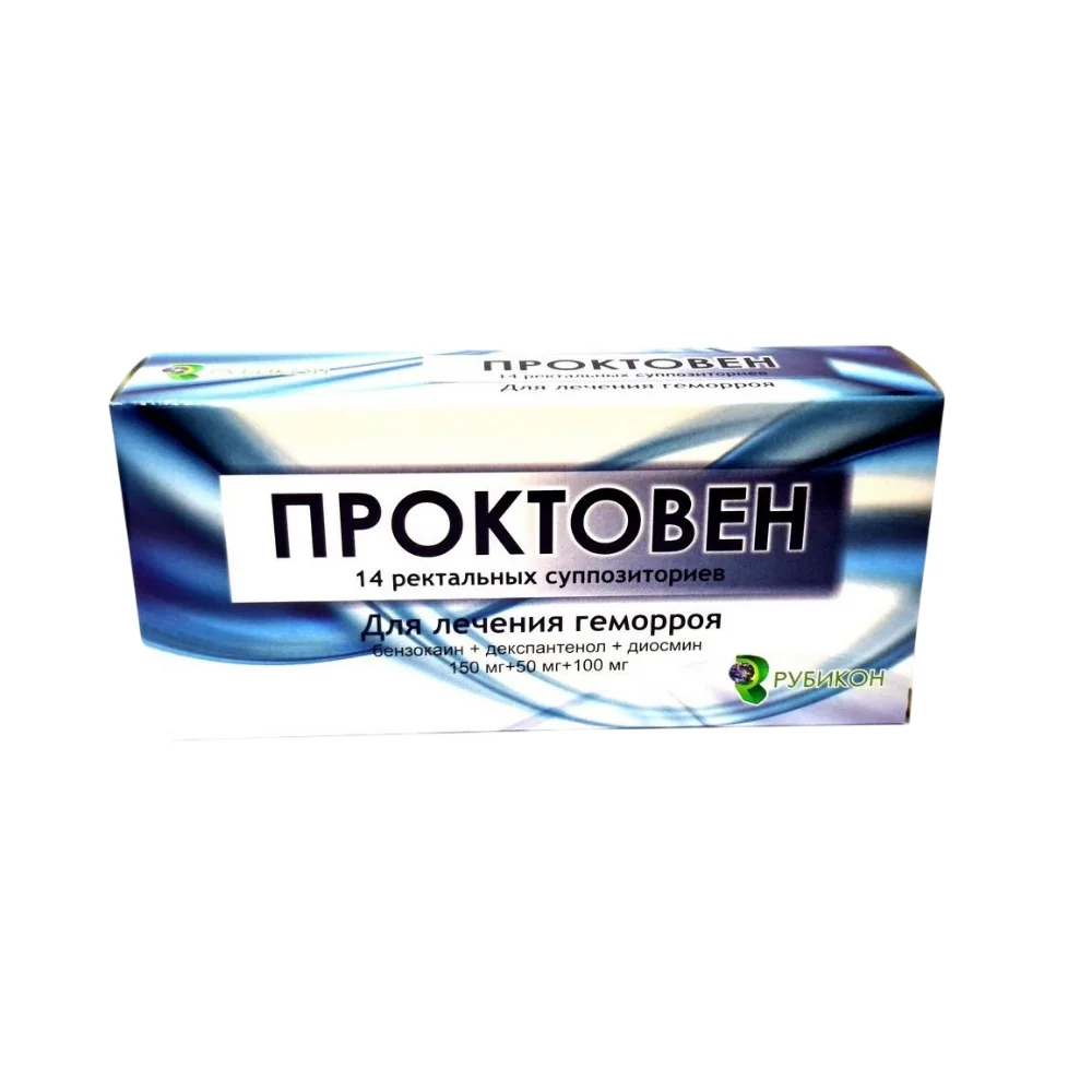 Проктовен суппозитории ректальн. упаковка №14