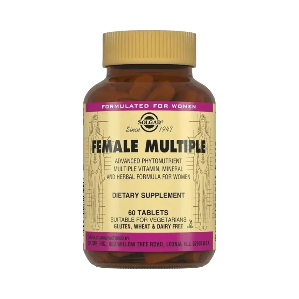 Мультивитаминный и минеральный комплекс для женщин "Solgar" БАД таблетки флакон №60