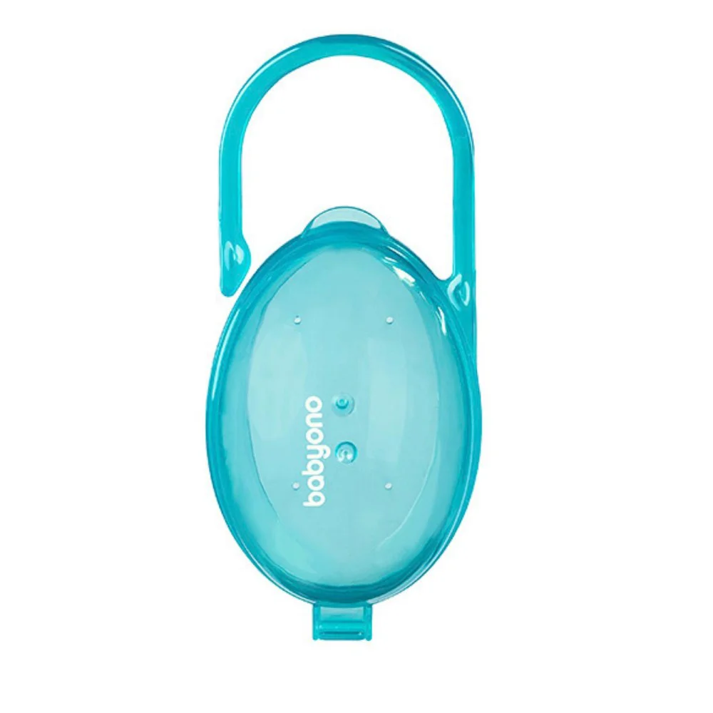 Контейнер для пустышки BabyOno 0+ бирюза №1
