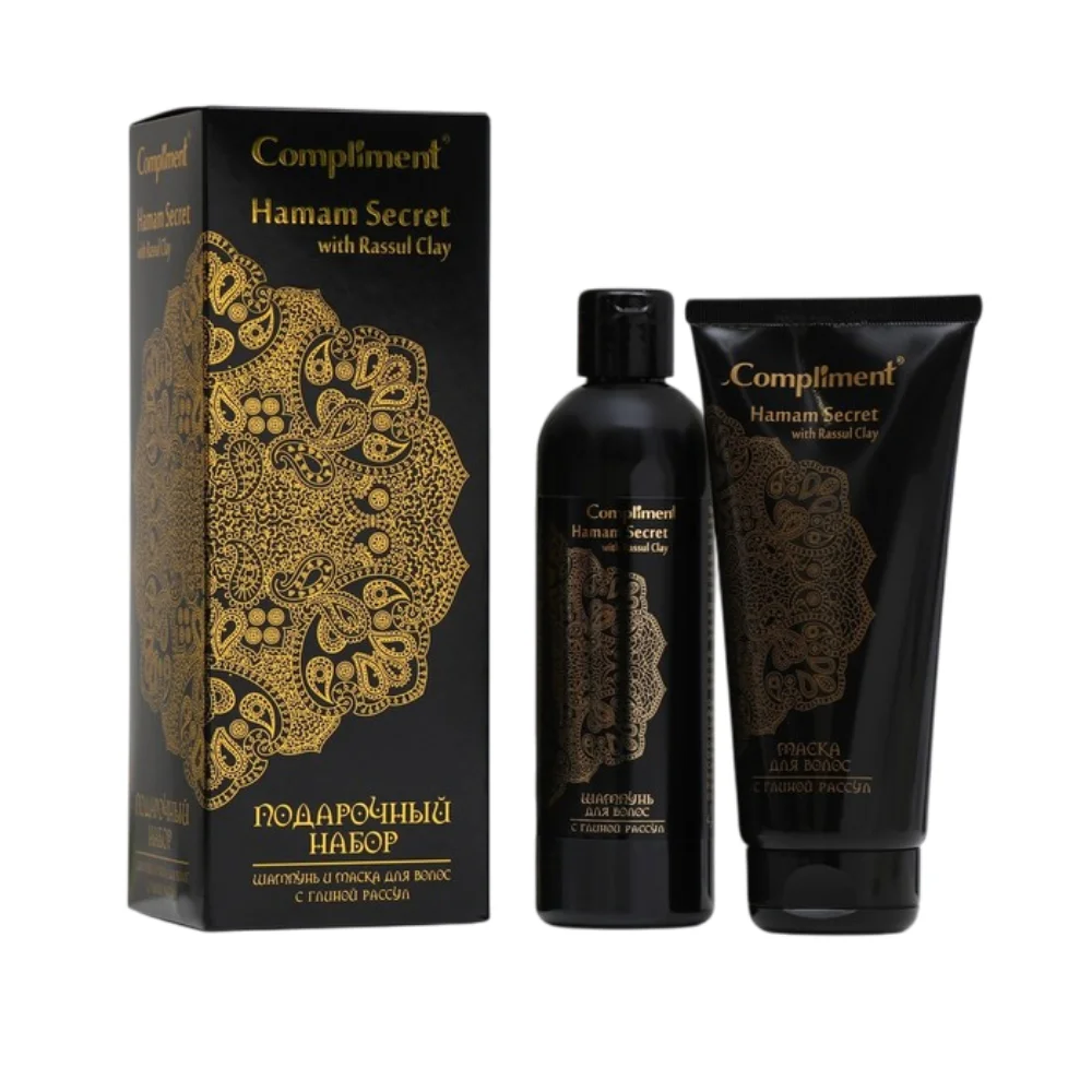 Набор подарочный Compliment Argana/Hamam №128 Morocco Dream (шампунь 250мл+маска для волос 200мл) №1