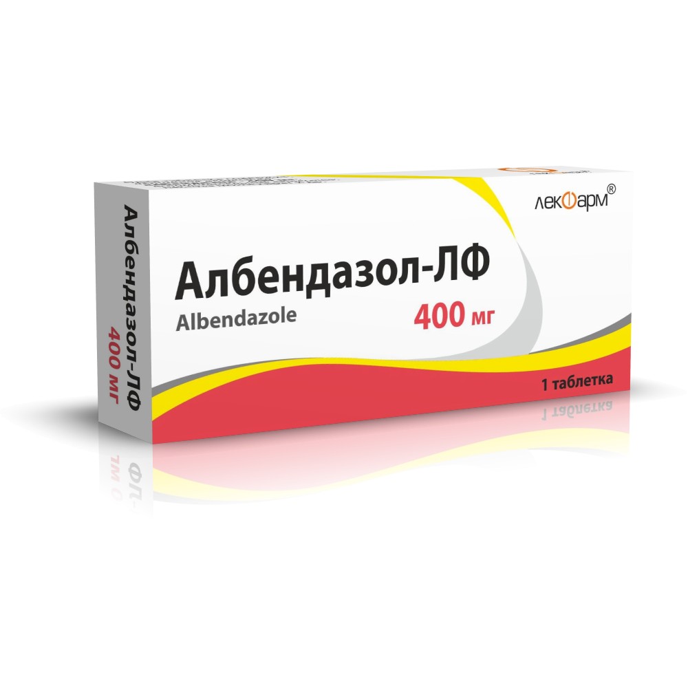 Албендазол-ЛФ таблетки 400мг упаковка №1  в Минске с доставкой в .