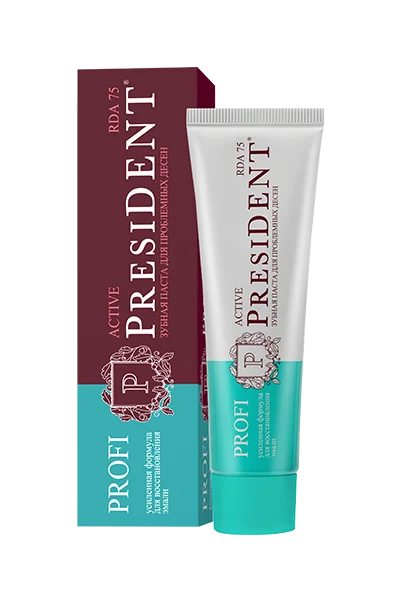 Зубная паста PresiDENT Profi Active 50мл №1