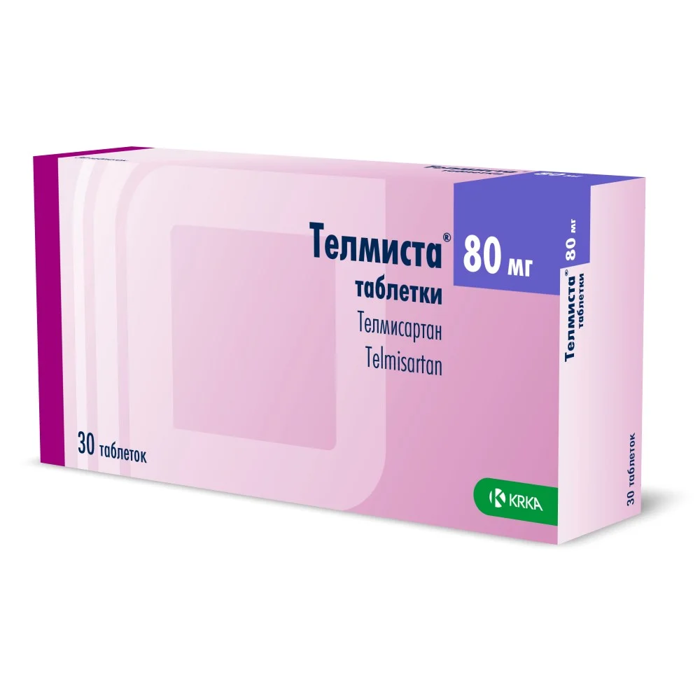 Телмиста таблетки 80мг упаковка №30
