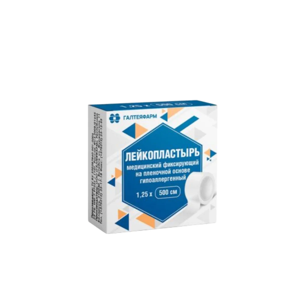 Лейкопластырь медицинский фиксирующий пленочная основа 1,25см 500см №1
