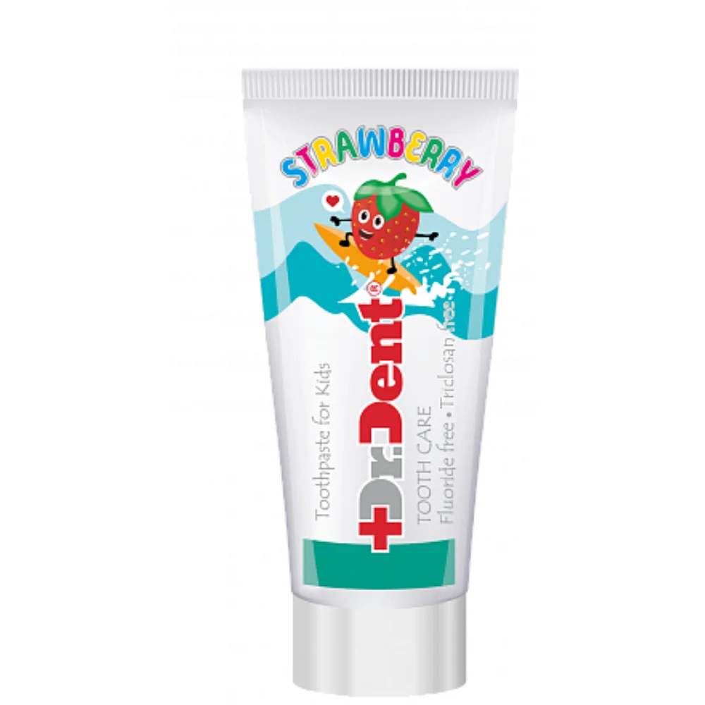 Зубная паста детская Dr.Dent клубничка 75г №1