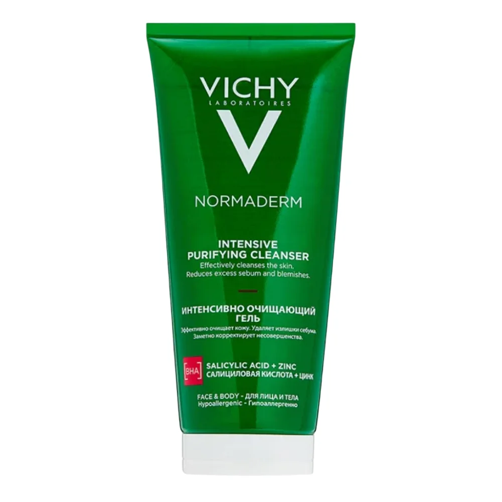 Гель Vichy "Normaderm" интенсивно очищающий для лица и тела 200мл №1