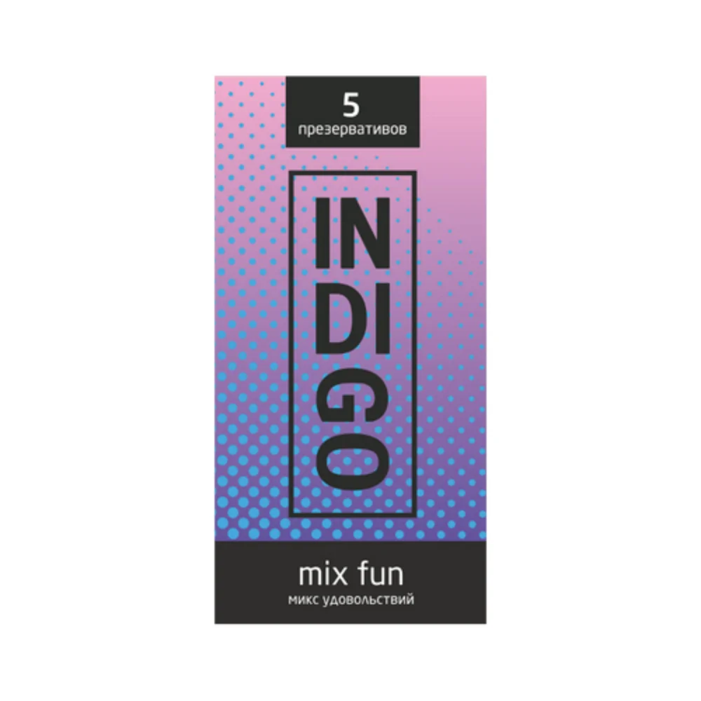 Презервативы Indigo Mix fun микс удовольствий №5