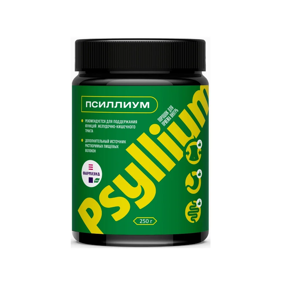 Псиллиум (Psyllium) БАД пор-к для приема внутрь 250г банка №1