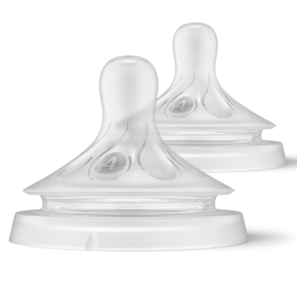 Соска Avent Natural Response силиконовая 3 мес.+, поток 4/6, SCY964/02, 87304 №2