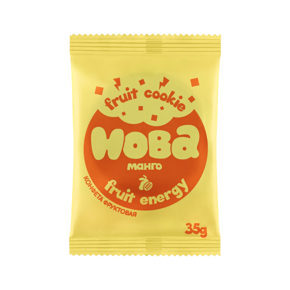 Конфеты фруктовые "Хоба" Фрут Куки манго 35г №1