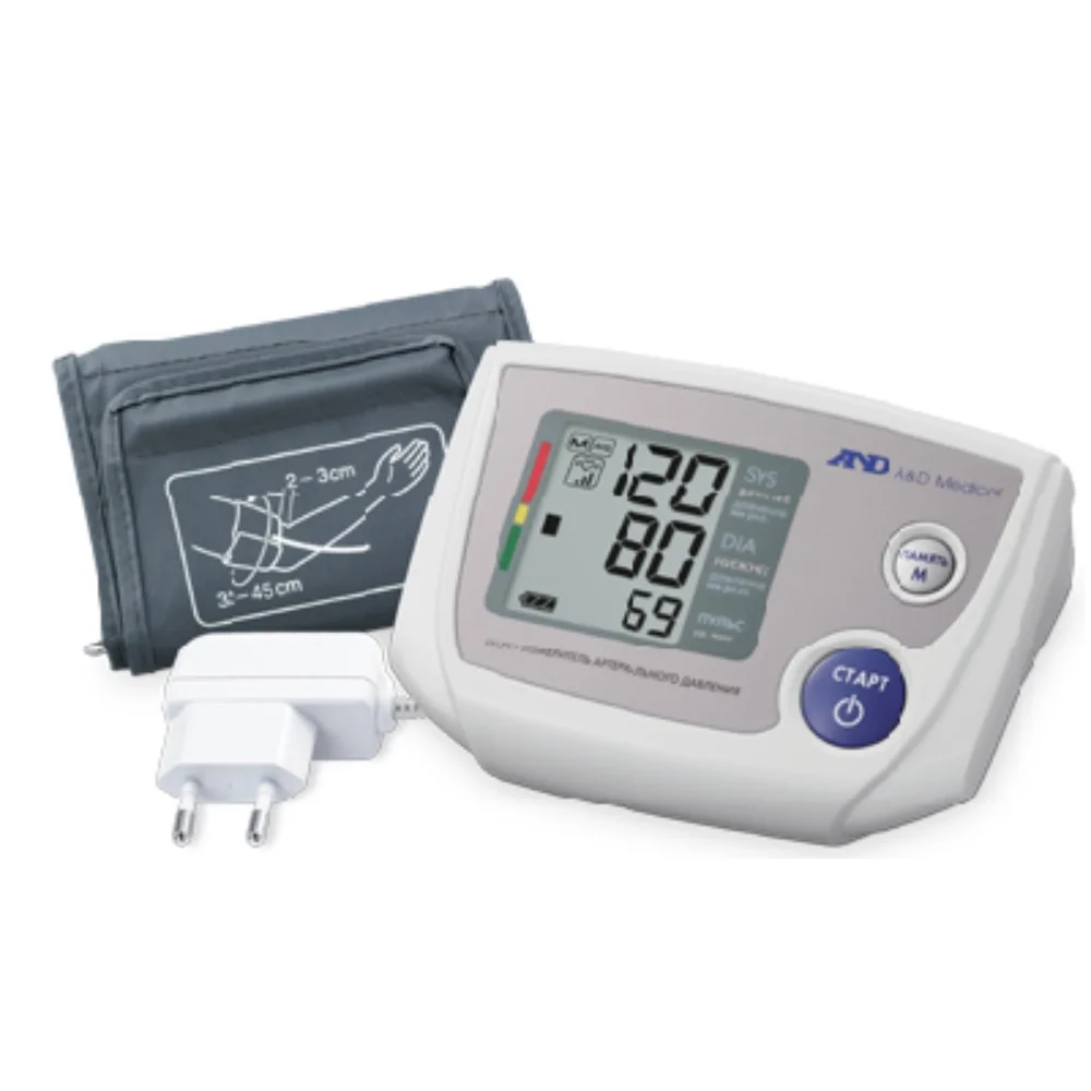 Измеритель артериальн. давления цифровой A & D автомат. UA-777 на плечо с адаптером, с большой манжетой №1