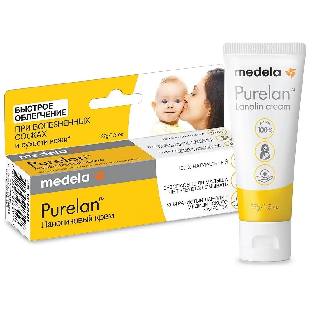 Пурелан крем ланолиновый-ср-во для гигиен. ухода за сосками кормящих матерей и космет.ухода за кожей 37г №1