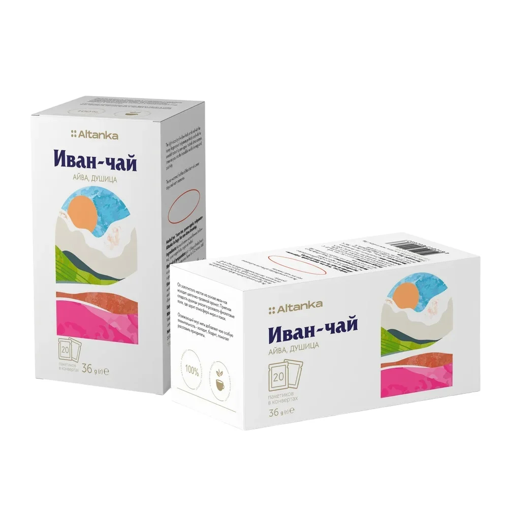 Напиток чайный "Иван-чай, айва, душица" Altanka 1,8г фильтр-пакет №20