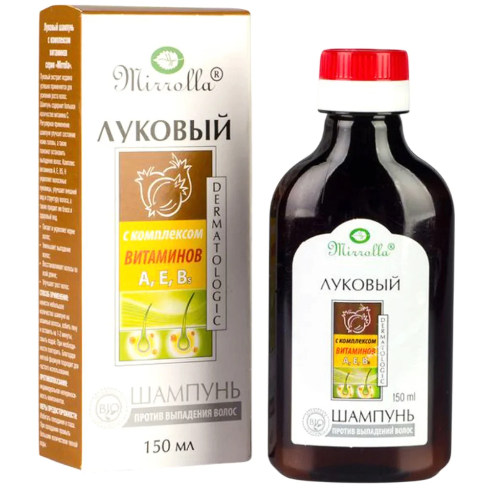 Шампунь "Мирролла" Луковый с комплексом витаминов 150мл №1