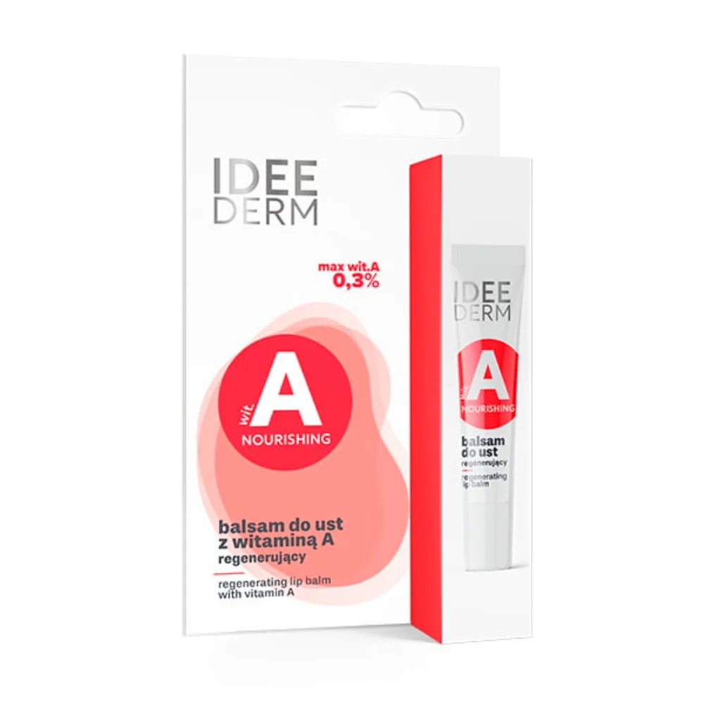 Бальзам для губ Idee Derm восстанавливающий с витамином А 12мл №1