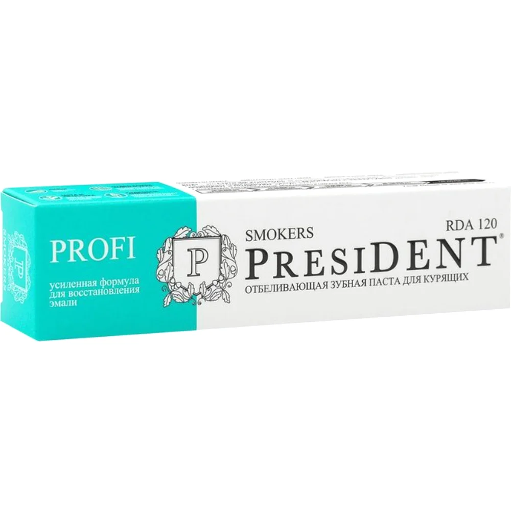 Зубная паста PresiDENT Profi Smokers 50мл №1