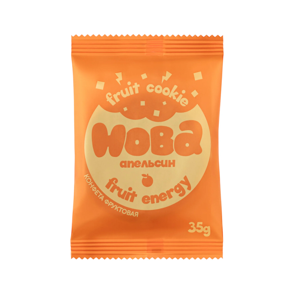 Конфеты фруктовые "Хоба" Фрут Куки апельсин 35г №1