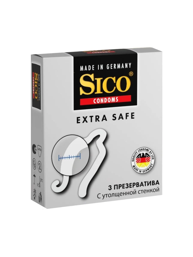 Презервативы SICO Extra Safe (с утолщенной стенкой) №3
