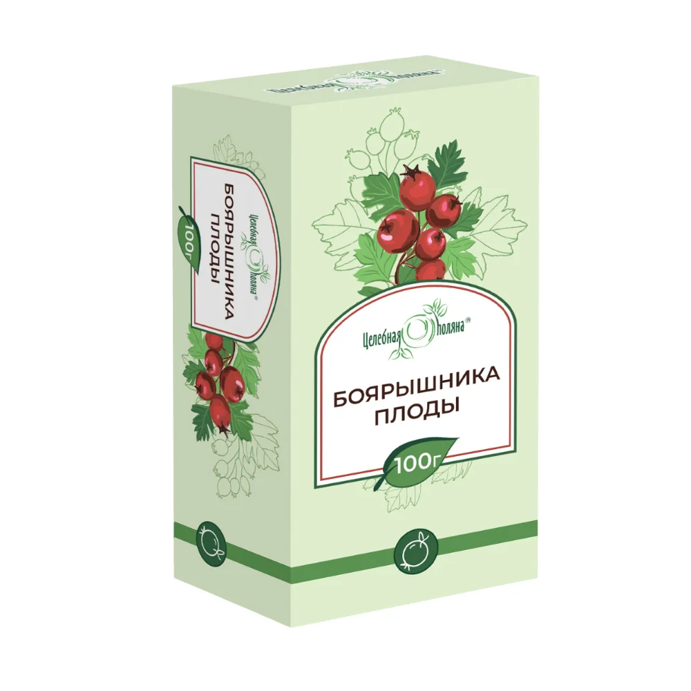 Боярышника плоды "Целебная поляна" БАД 100г №1