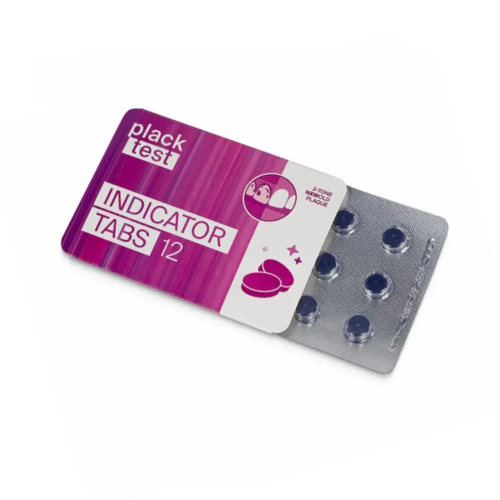 Таблетки для индикации зубного налета Plack Test Indicator Tabs "Erin Haiden" №12