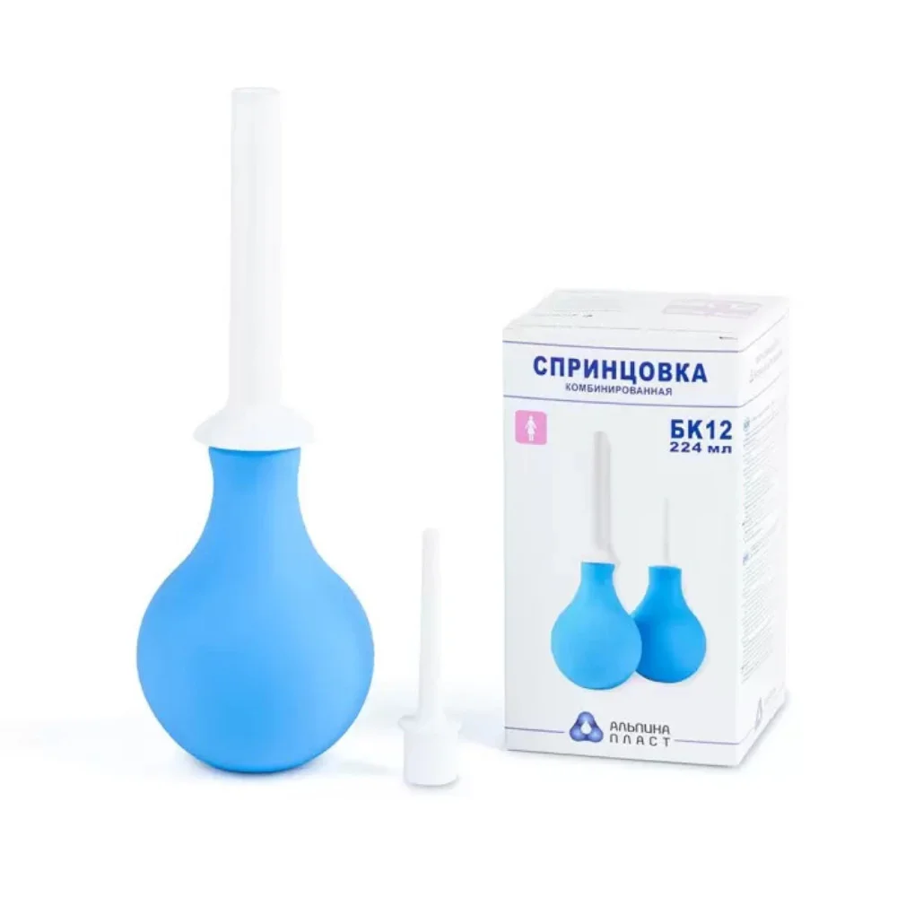 Спринцовка пластизольная ПВХ "Альпина Пласт" тип БК №12 комбинированная №1