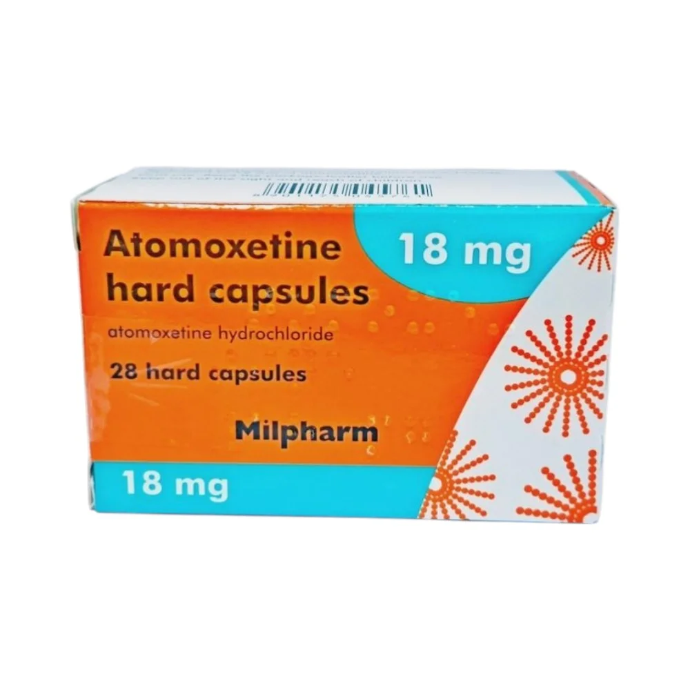 Атомоксетин капсулы 18мг упаковка №28